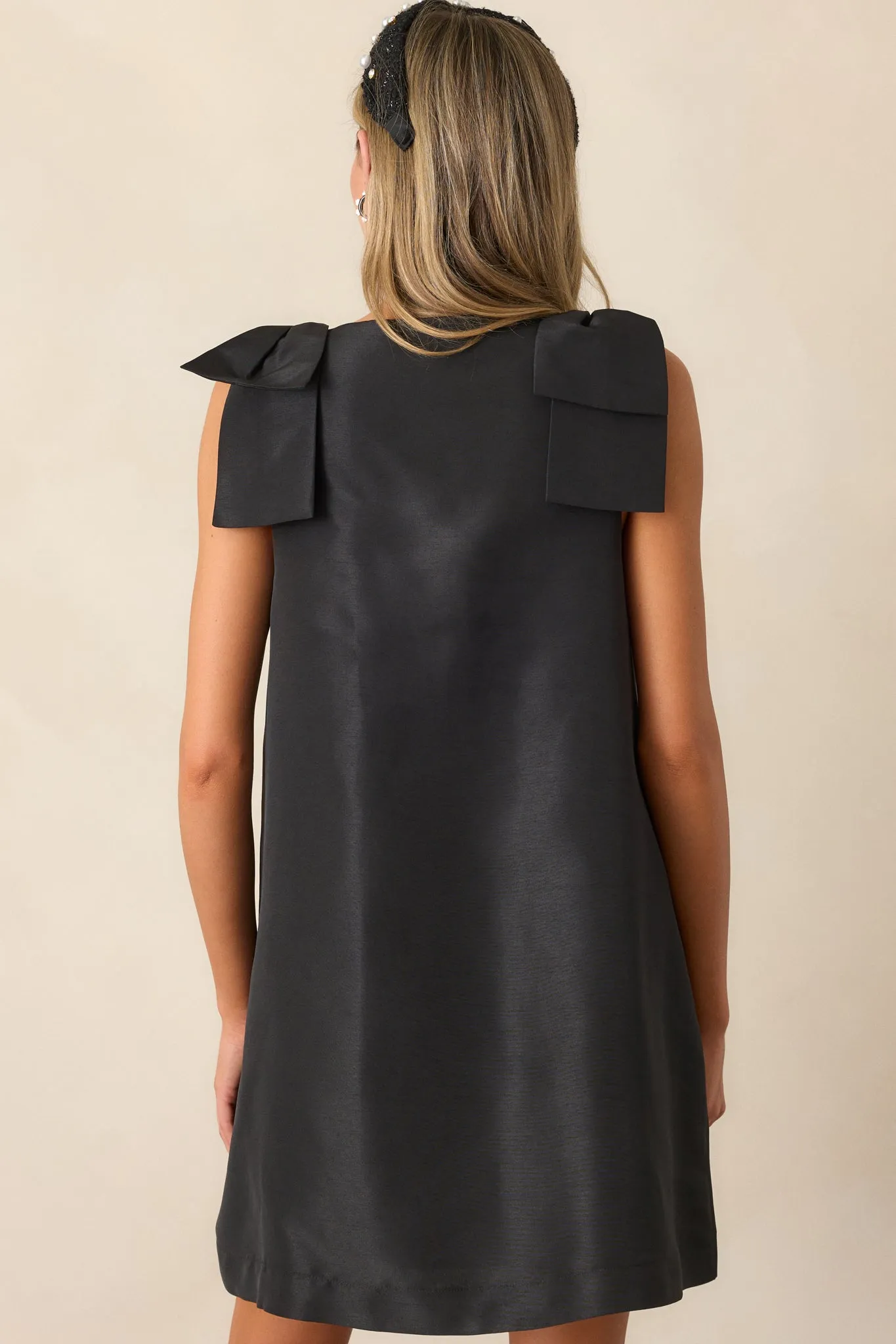 How Can It Be Black Sleeveless Mini Dress