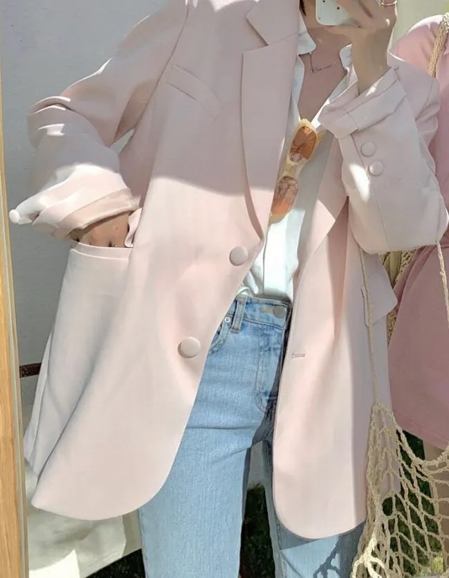 Women Everyday Casual Loose suit jacket