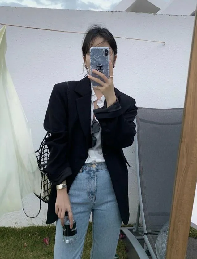 Women Everyday Casual Loose suit jacket