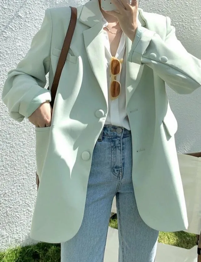 Women Everyday Casual Loose suit jacket
